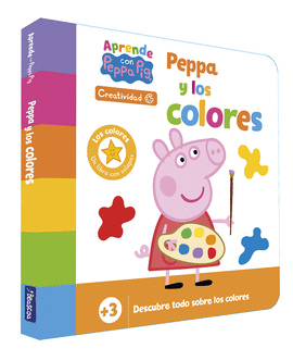 PEPPA PIG. LIBRO DE CARTN - APRENDE CREATIVIDAD CON PEPPA PIG. PEPPA Y LOS COLO